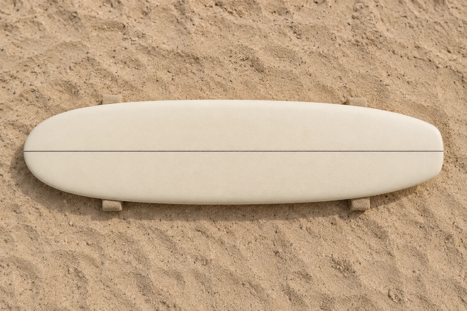 Breites Softboard mit abgerundeter Spitze für Surfanfänger.